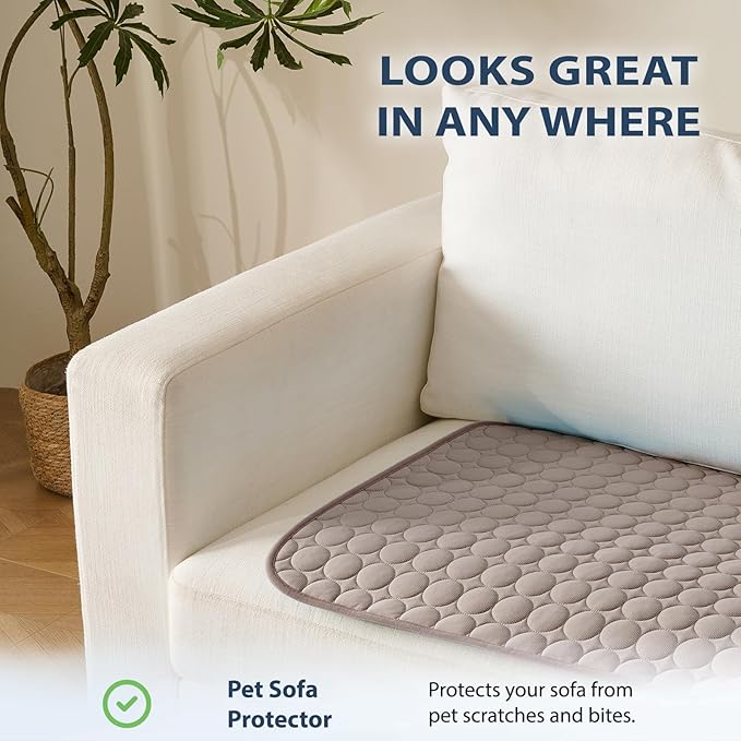 MICROCOSMOS Summer Cooling Mat & Sleeping Pad- Water Absorption Top, EZ Clean - Image 4