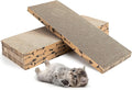 Mini Cat Scratching Board 4pcs Brown Cardboard Cat Scratcher Scratch Pad by Unknown