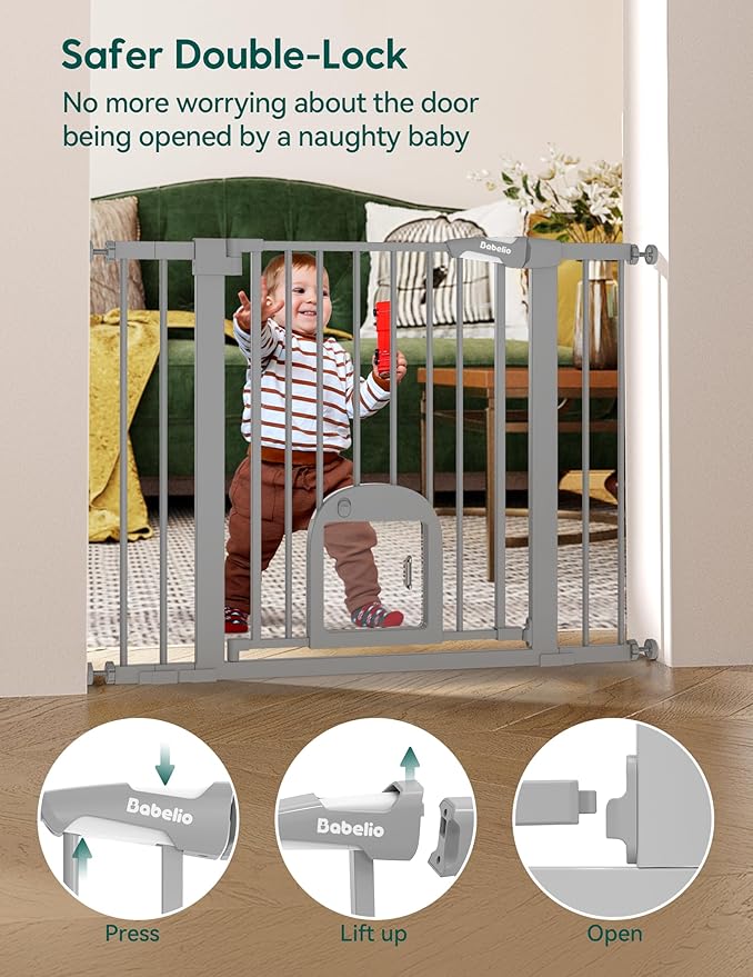 Babelio 29-48" Extra Wide Baby Gate - Image 4
