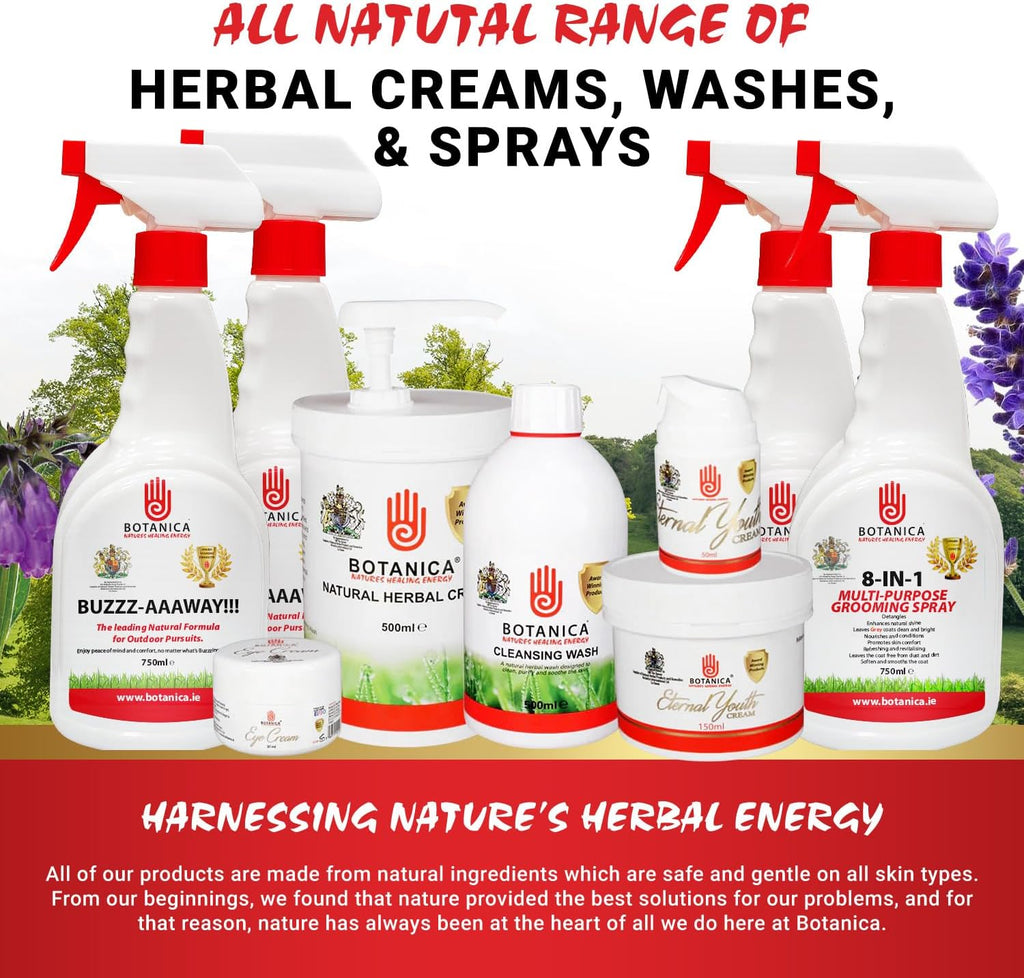 Botanica Buzzz-Aaaway Horse Fly Spray for Horses & Ponies | Plant-Based 750ml