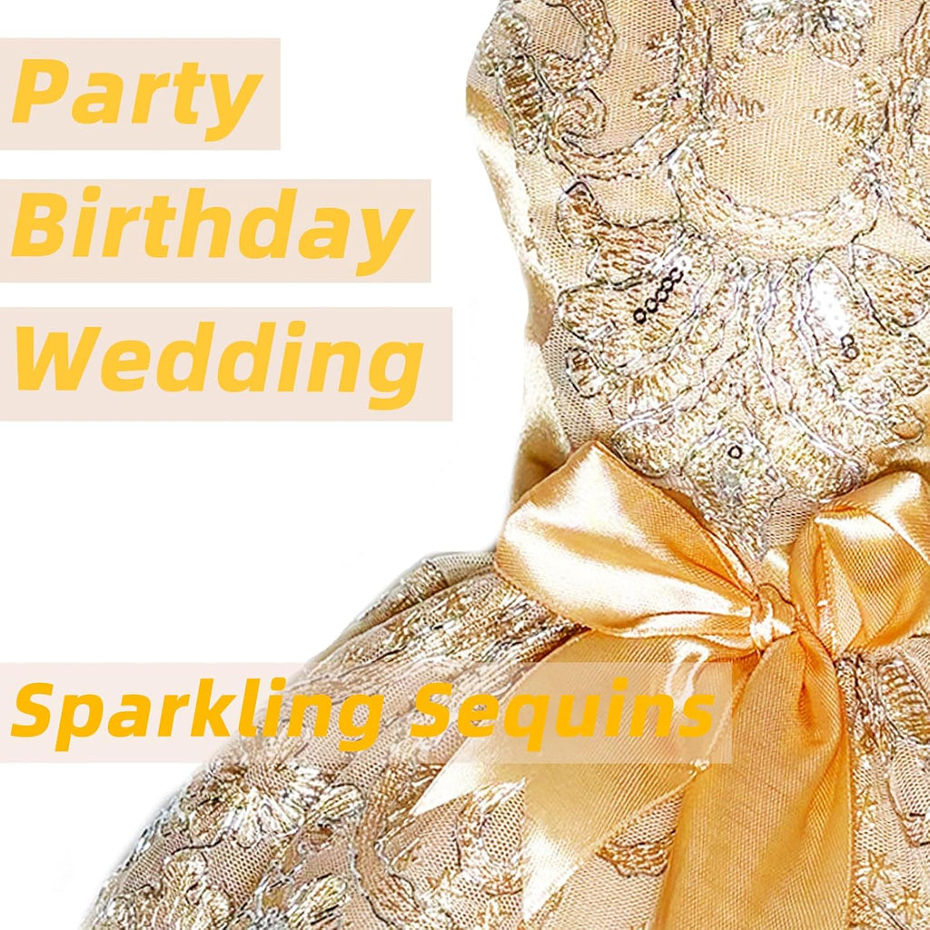 Pet Wedding Party Dresses,Dog Princess Clothes,Cat Dress Skirt Apparel(S)