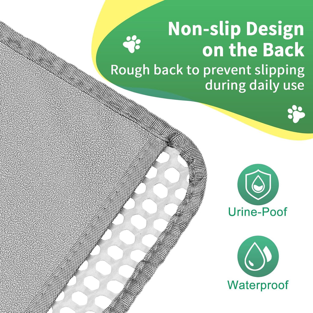 GRELY Cat Litter Mat,XL47''X 28'' Extra Large Litter Trapping Mat Kitty Rug