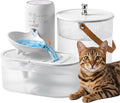 Filterless Cat Water Fountain, Low-Water auto-Refill, Cordless, 3L
