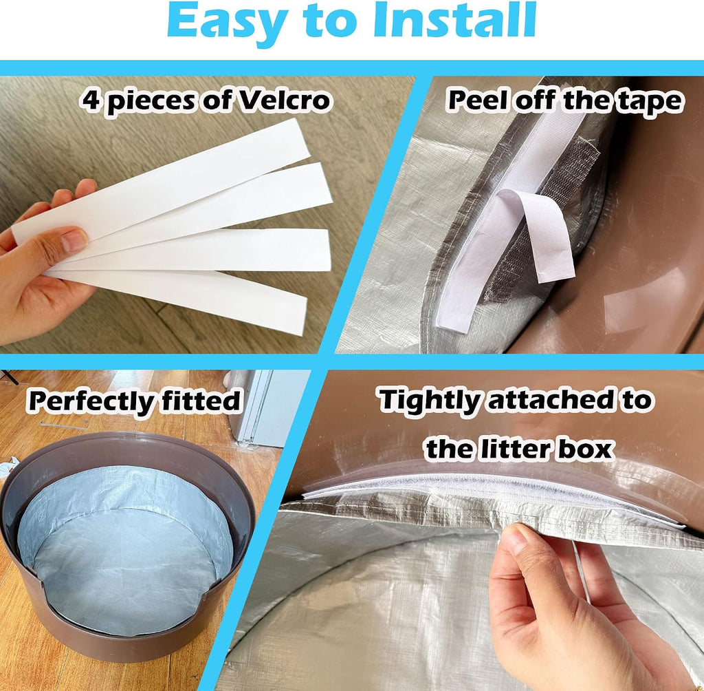 2 Pack Reusable Liners Compatible with Hidden Plant Litter Box
