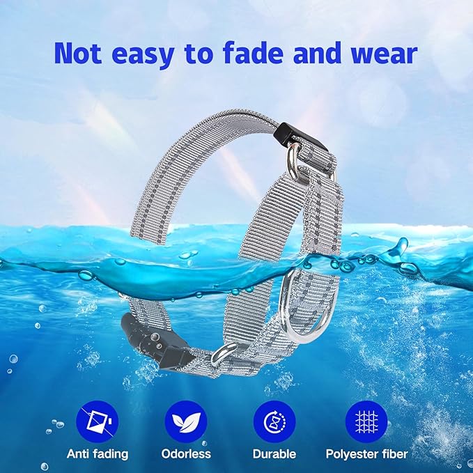 Martingale Dog Collar, Adjustable Nylon Reflective Collar - Image 7