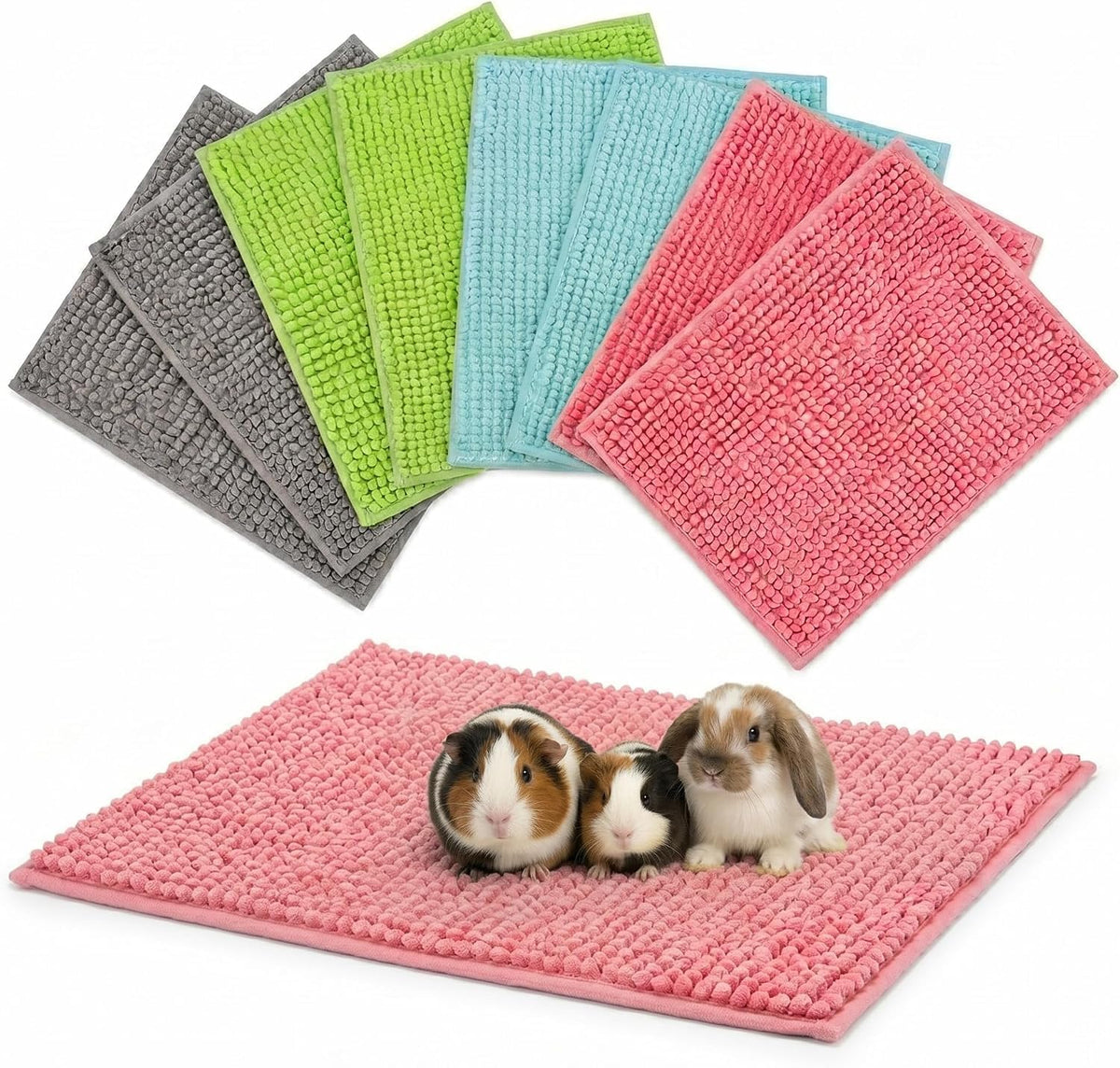 Guinea Pig Cage Liner, 8 Pcs, 16x12 Inch