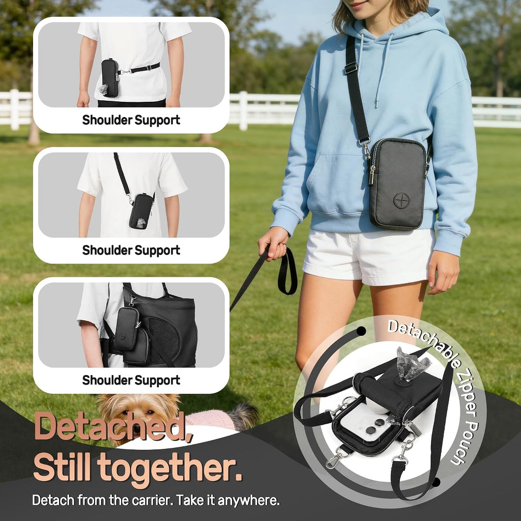 YUDODO 7-15 lbs Dog Front Carrier Backpack, Pet Front Facing Carrier