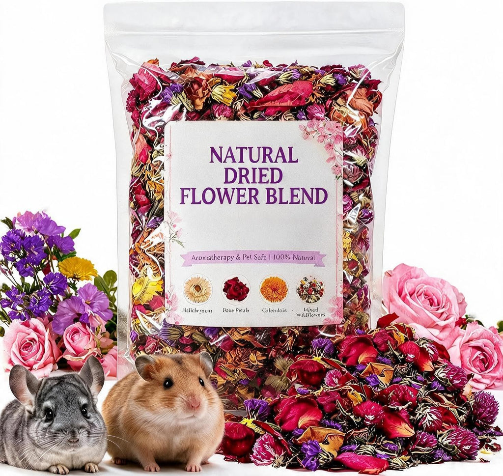 DZWLKJ Natural Flower & Herb for Hamster Bedding 7oz