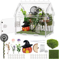 Jumping Spider Enclosure Kit, Acrylic Terrarium with Accessories