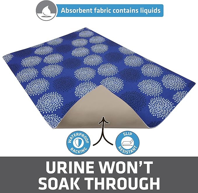 Drymate Cat Litter Box Mat, Litter Trapping Mat, Waterproof, Urine-Proof - Image 3
