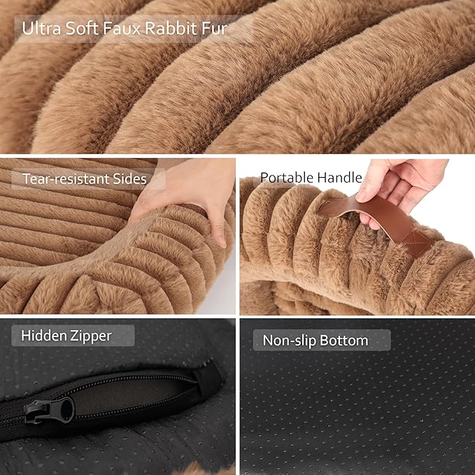 Orthopedic Dog Bed for Large Dogs, Comfort-Sided Calming Pet Bed - Image 7
