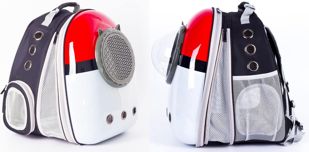 Front Expandable Cat Backpack Carrier, Large Cat Backpack Fits Up to 20 lbs, Backpack for Cats Kitten Small Puppy, Airline Approved Cat Bubble Backpack, Space Capsule Astronaut Backpack Carrier