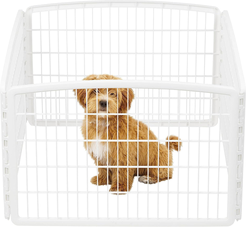 IRIS USA Playpen Cover, Mesh Top, White