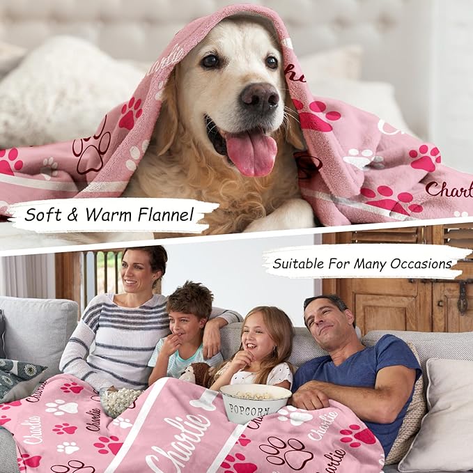 Personalized Dog Blanket, Customized Pet Blankets - Image 5