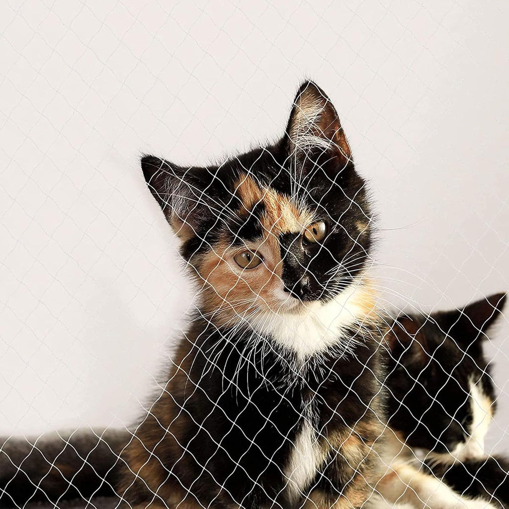 Cat Balcony Net Cat Anti-Fall Fence Net Dog Fence Nets Transparent Nylon Pet Mesh Fence Anti-Fall Netting for Balcony Window Stairs Netting for Balcony Window Stairs（1020ft, 10 * 20ft