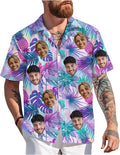 Custom Hawaiian Shirt with Face Photo Picture by GLOXO