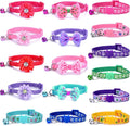 16 PCS Cute Cat Collars Breakaway by TAMHOO