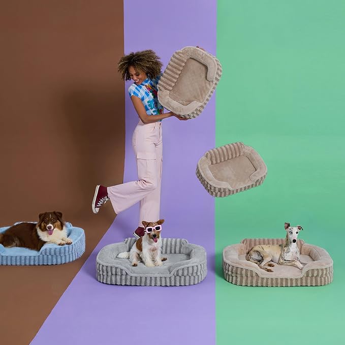 LE SURE Cute Dog Bed for Small Dogs, Orthopedic Waterproof Small Pet Beds - Image 5