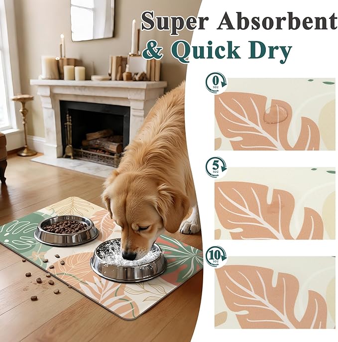 Topotdor Boho Dog Food Mat - Image 2