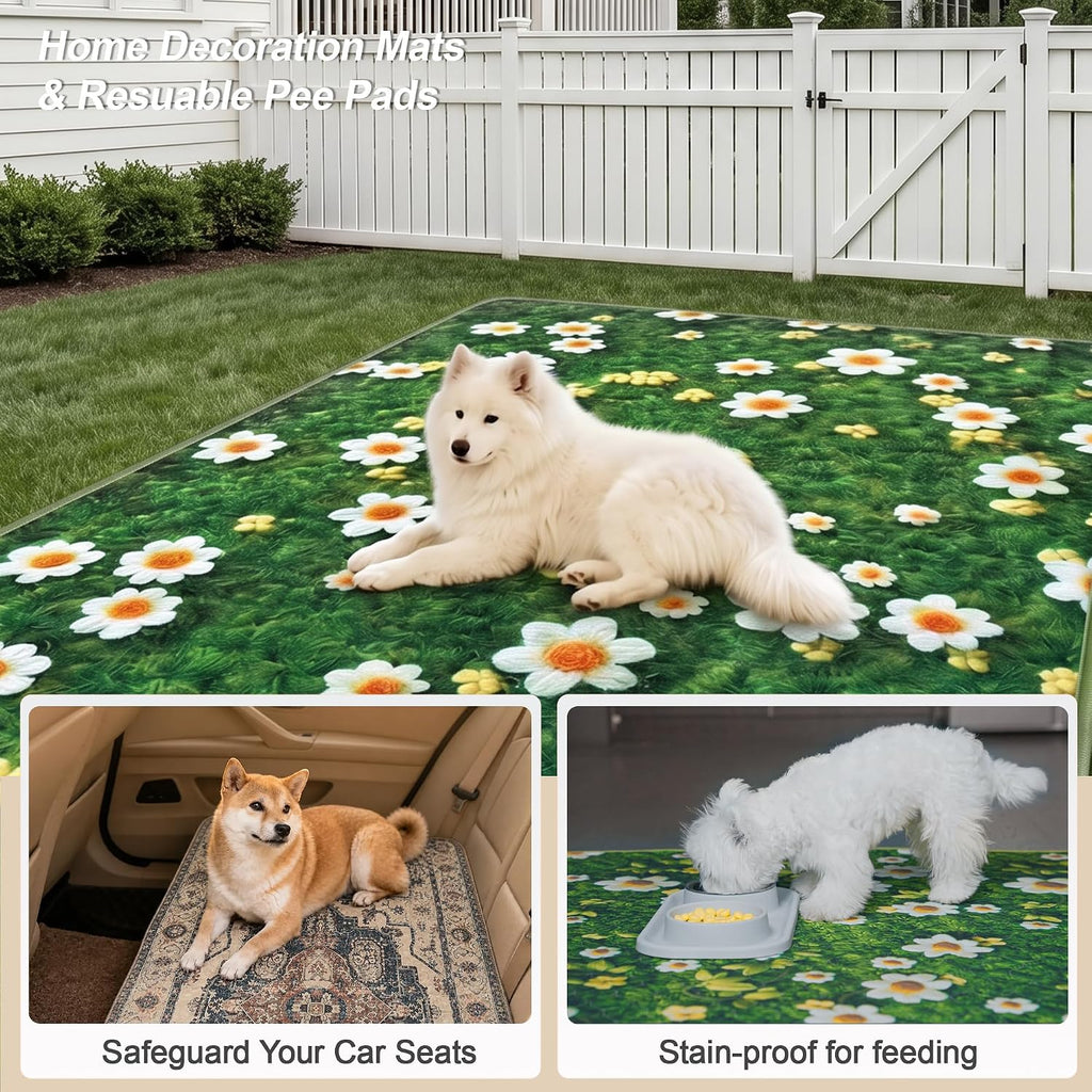 Washable Guinea Pig Pee Pads,Reusable Guinea Pig Cage Liner 2 Pack