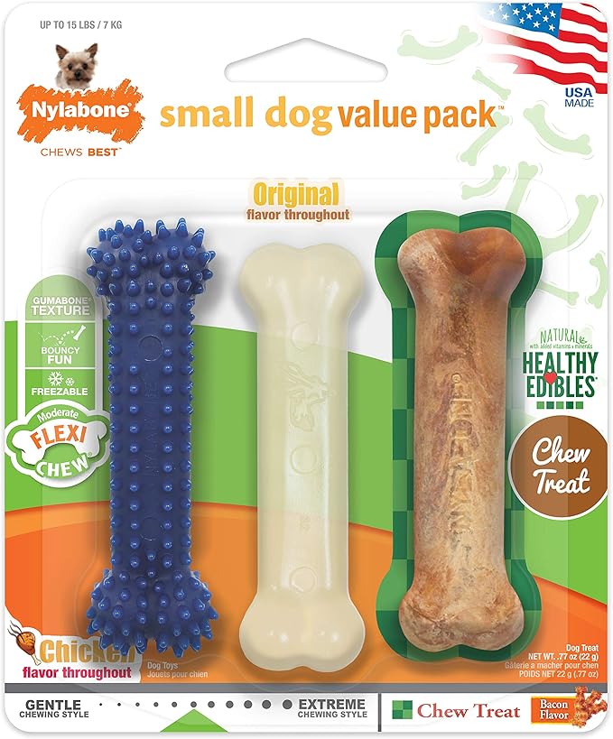 Nylabone Original Bone Flexi Chew Toy - Image 9