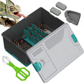 Self-Cleaning Cricket & Roach Feeder Habitat with Escape-Proof Lid