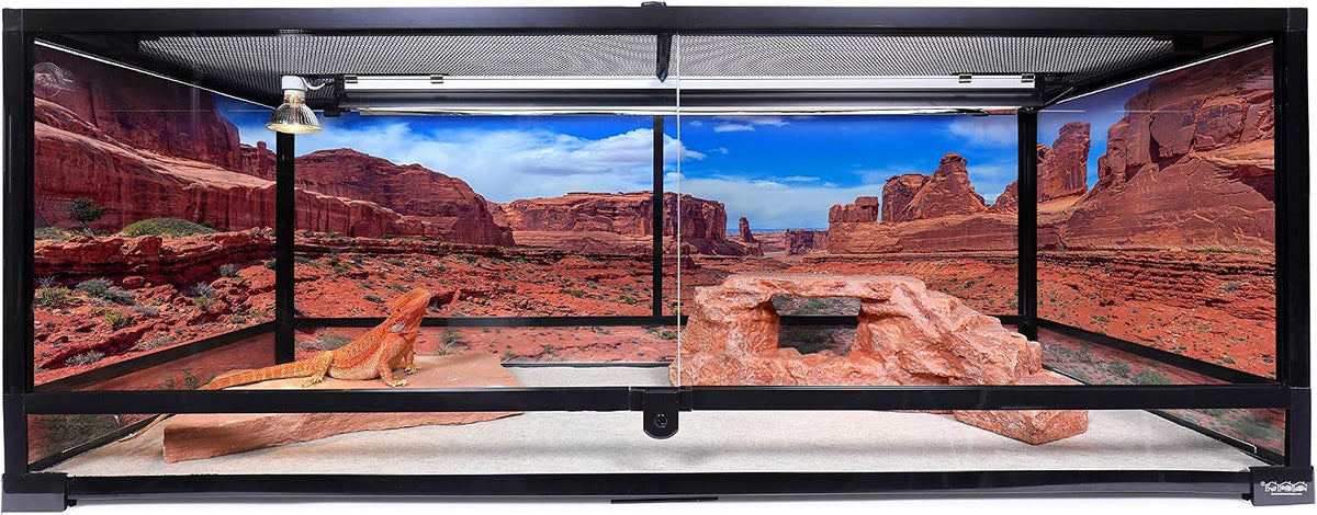 Rock Arch, Reddish Brown, Reptile Habitat Accessory