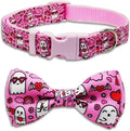 Valentine’s Day Dog Collar Adjustable Puppy Collar by PohshidoPet