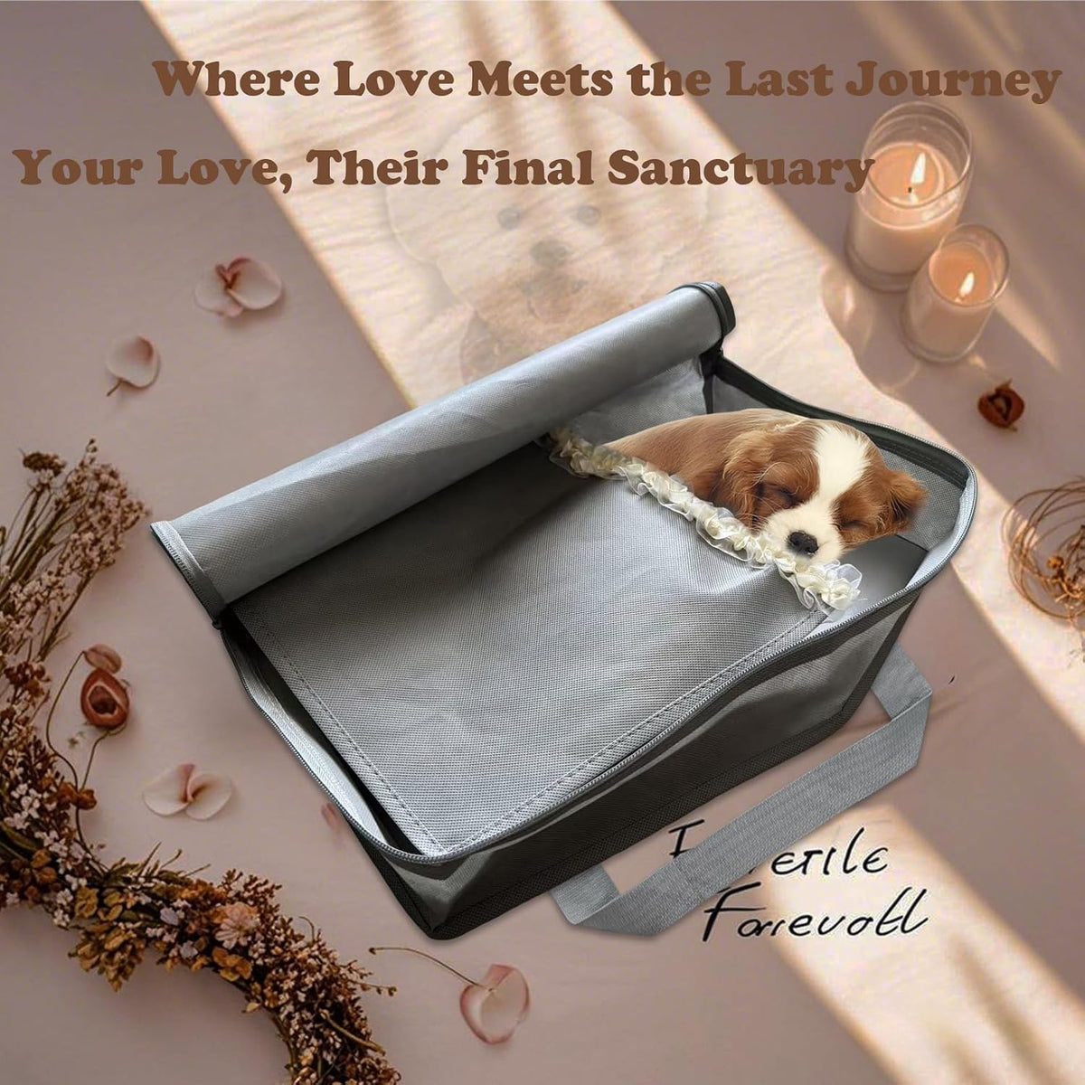 Pet Burial Bag for Dog Cat Bird