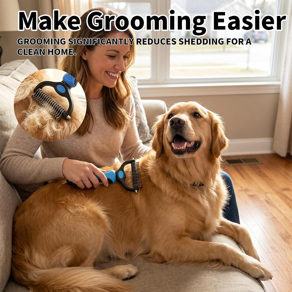 Dog Brush for Shedding Cat Brush Pet Hair Remover Comb Deshedding Dog Brush