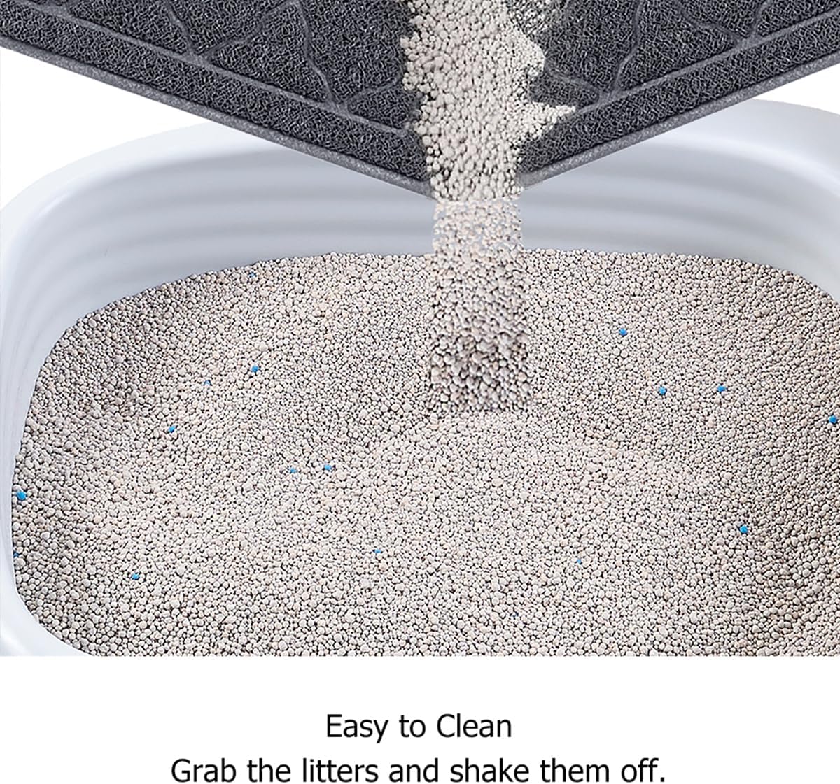 unipaws Cat Litter Trapping Mat, Litter Box Scatter Control Pad