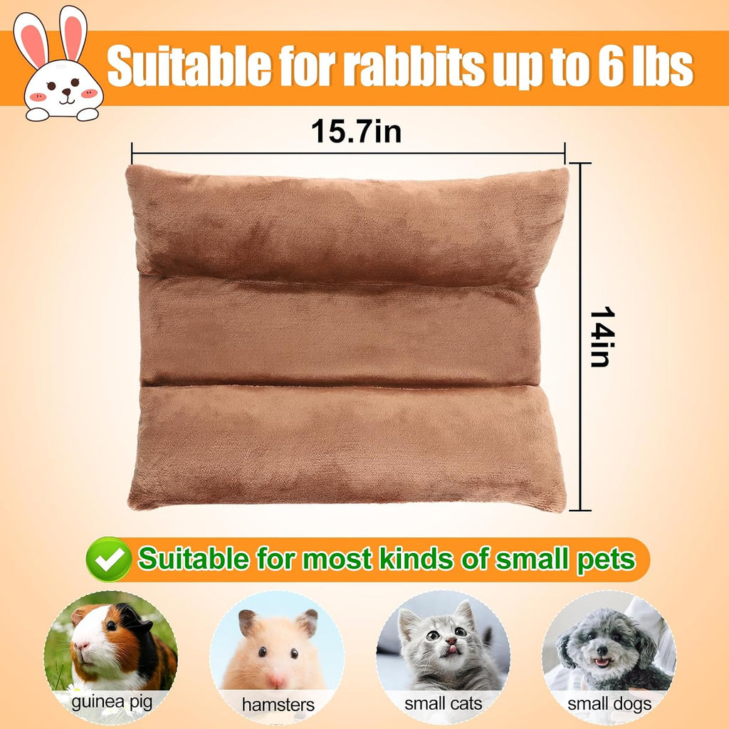 15.7" x 14" Bunny Bed for Rabbit Cage, Thickened & Soft