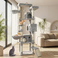 84.6" Multi-Level Tall Cat Tree Tower by KWOJU