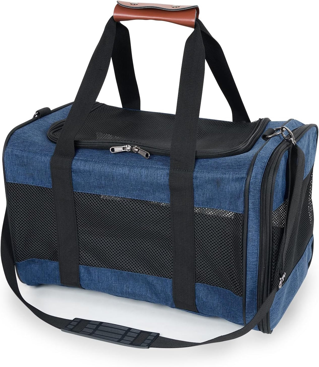 Cat Carrier Soft Collapsible for Travel, Small Pets Too