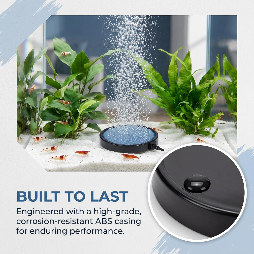 Fully Encapsulated Pond Air Stone Disc, 100mm Heavy Duty Diffuser