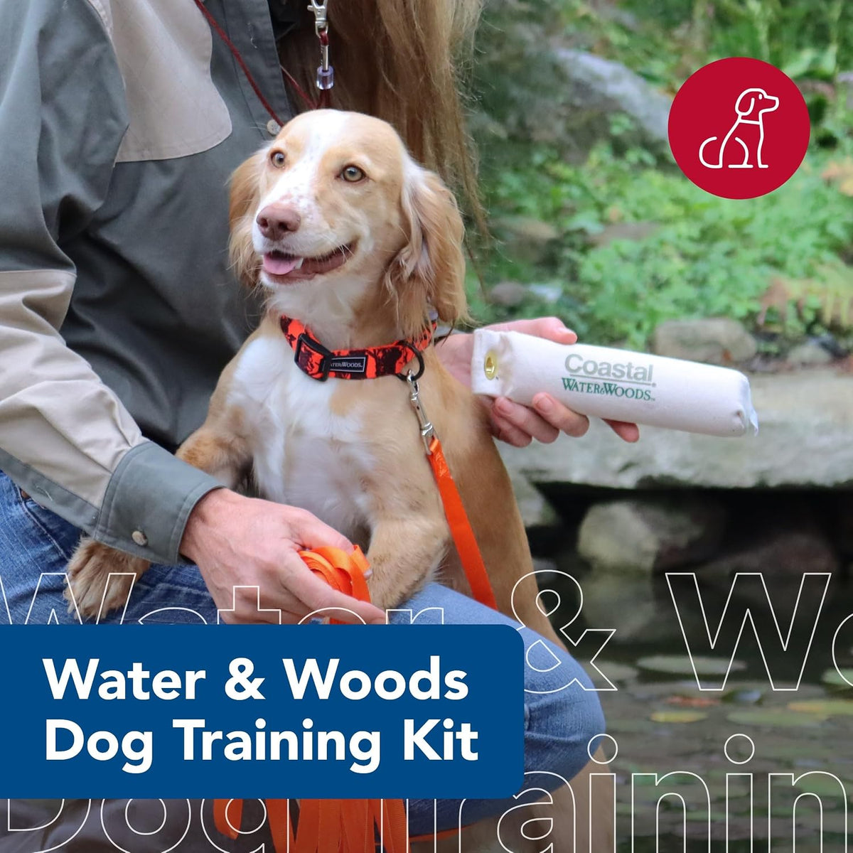 Coastal Pet Water & Woods Dog Training Kit with Whistle, Duck