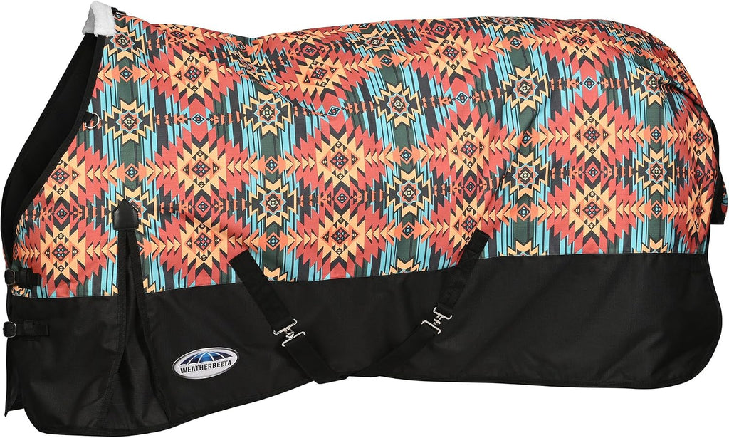 WeatherBeeta ComFiTec Essential Standard Neck Medium, Western Sunset Print, 72"