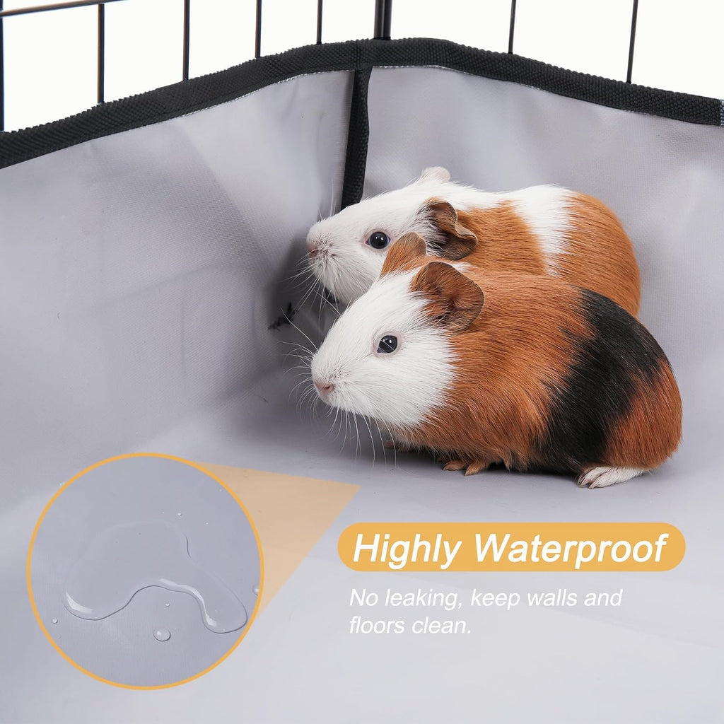 DZWLKJ Guinea Pig Cage Liner Tarp Bottom Waterproof and Washable.Available in 22 Sizes. Base Also for Rabbits, Bunny, Chinchesillas, Hedgehog, Ferrets and Other Small Animals(24x48 inches)