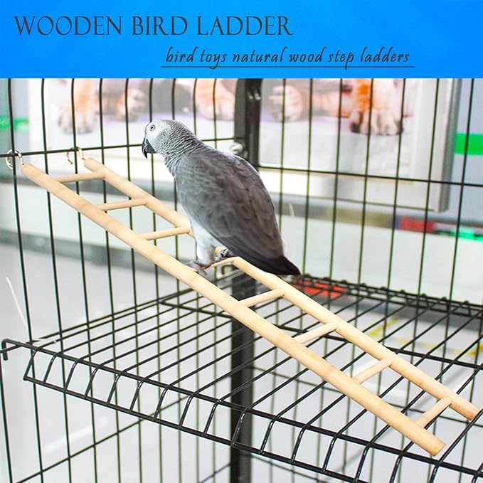 2pcs Bird Wooden Ladder Bird Ladders Wooden Ladder - Image 5