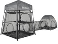 Catio Outdoor Cat Enclosure, 3-in-1 Extra Large Portable Cat Playpen by PETEASE