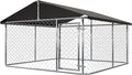 Outdoor Dog Enclosure Heavy Duty Dog Kennel House Mesh Dog Big Cage Pet Kennel by ATTAV