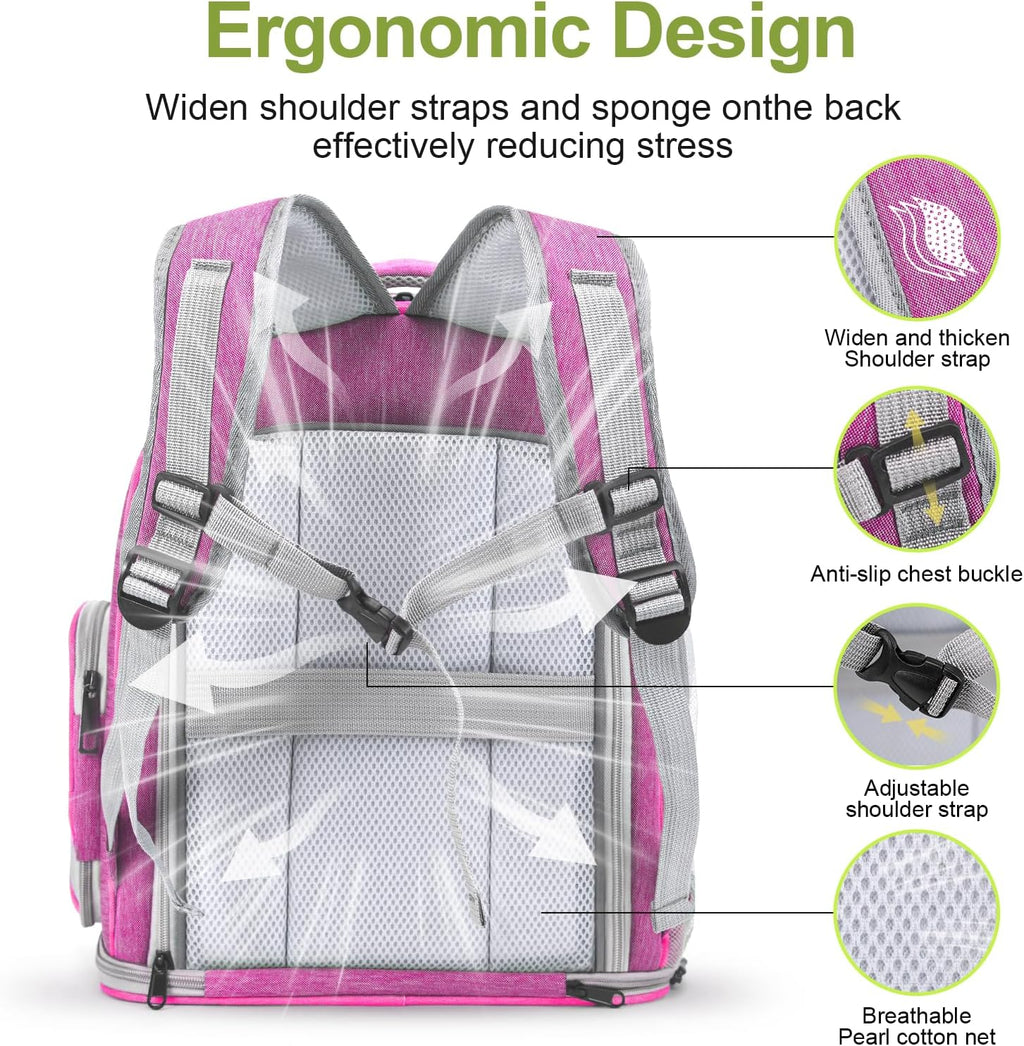 Cawypety Expandable Cat Backpack Large Space Cat Bubble Backpack Carrier