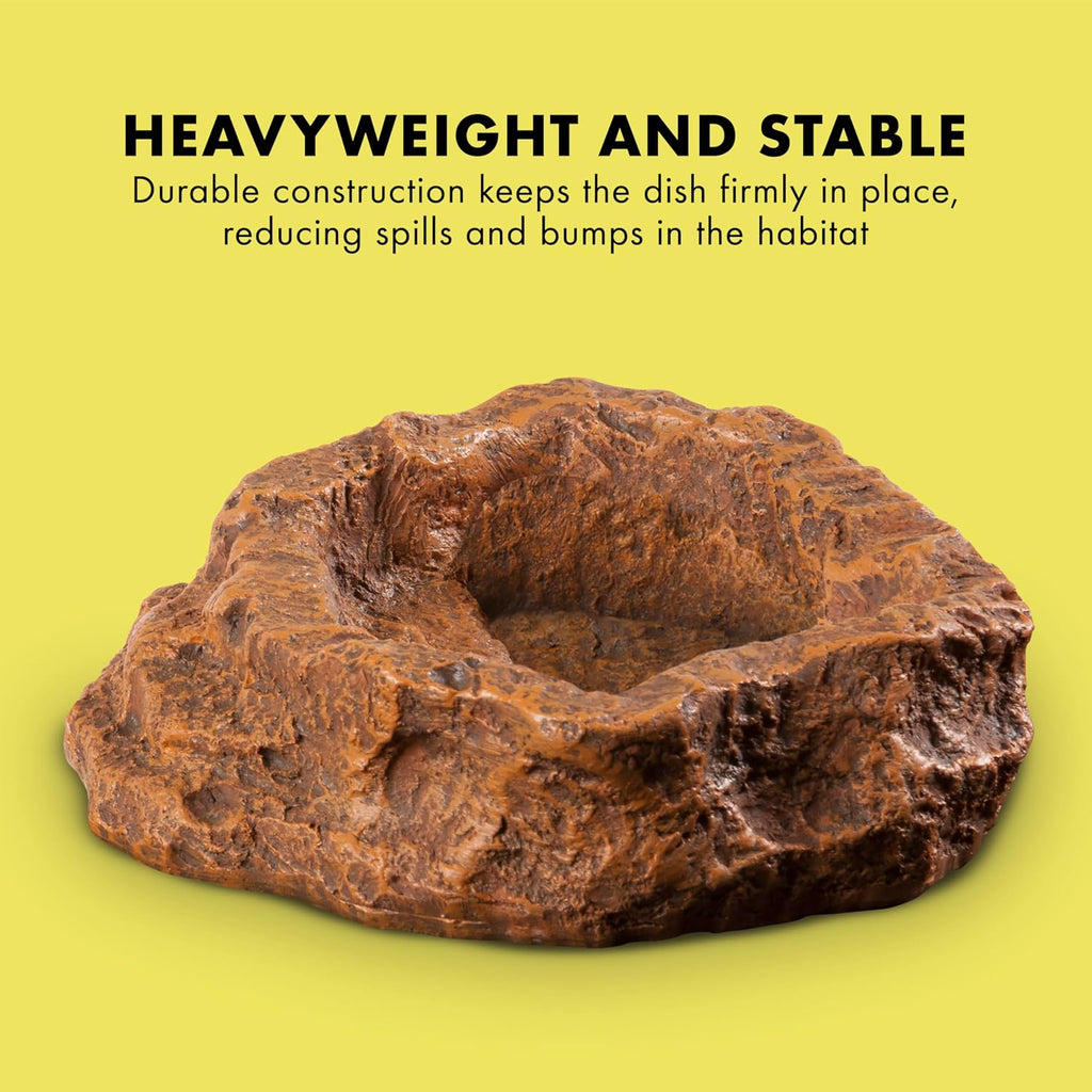 Zilla Terraced Dish, Reptile Feeding Dish, Medium