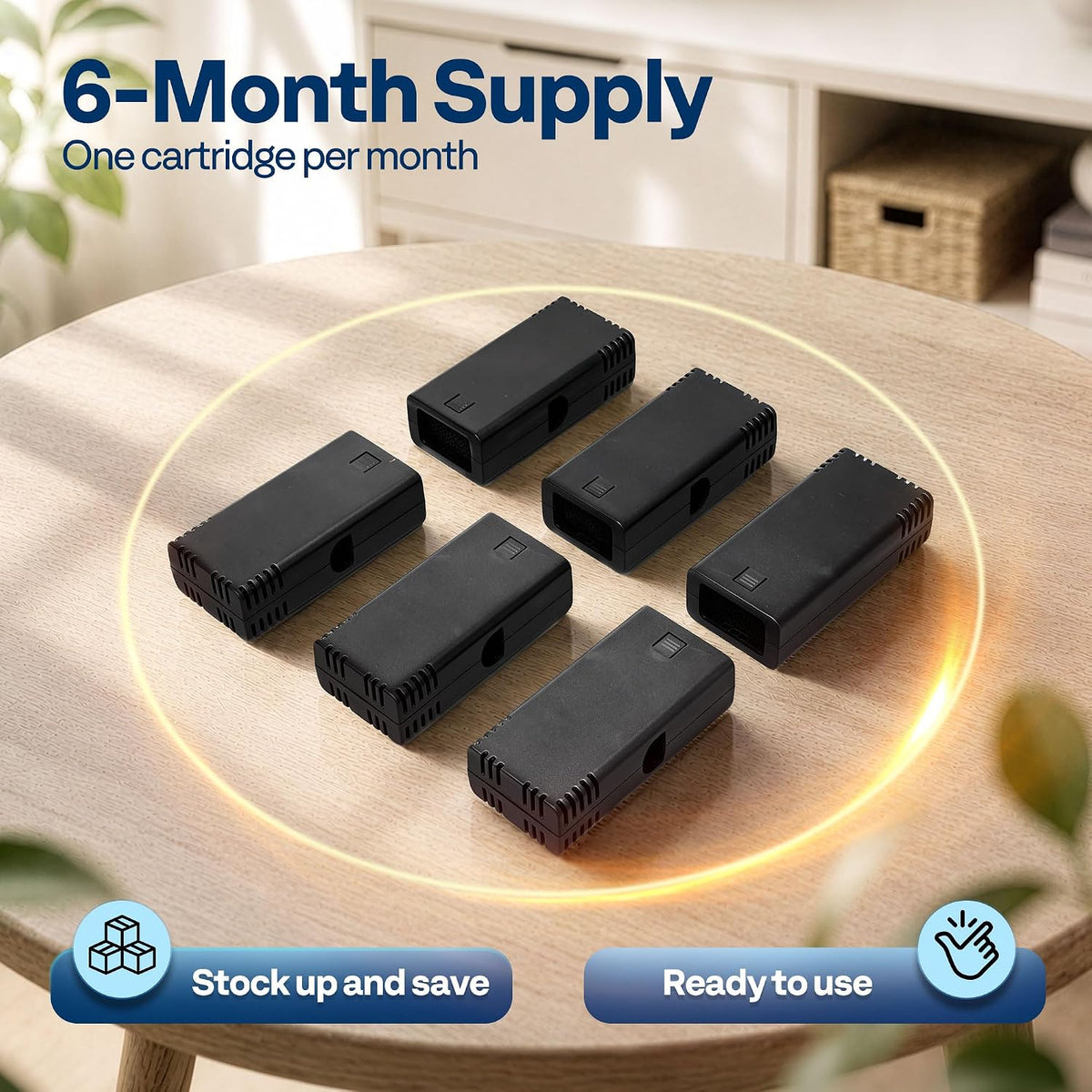 VIVOHOME 6 Pcs Filter Cartridges Replacement for 2 Gallon Fish Tank