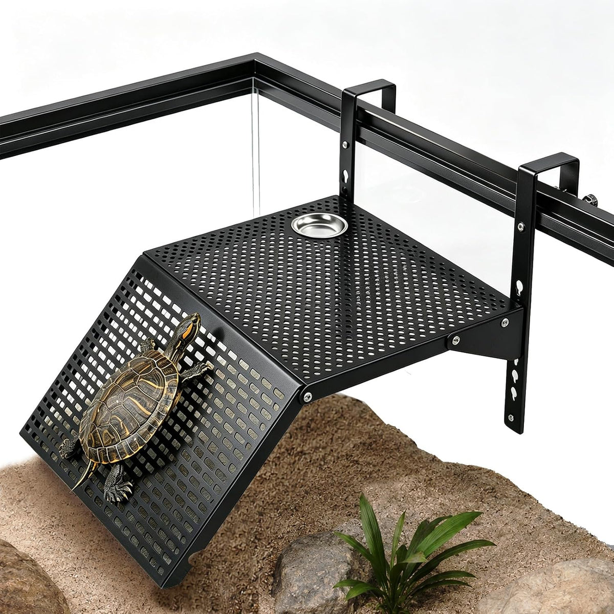 Turtle Basking Platform Adjustable Height Turtle Dock