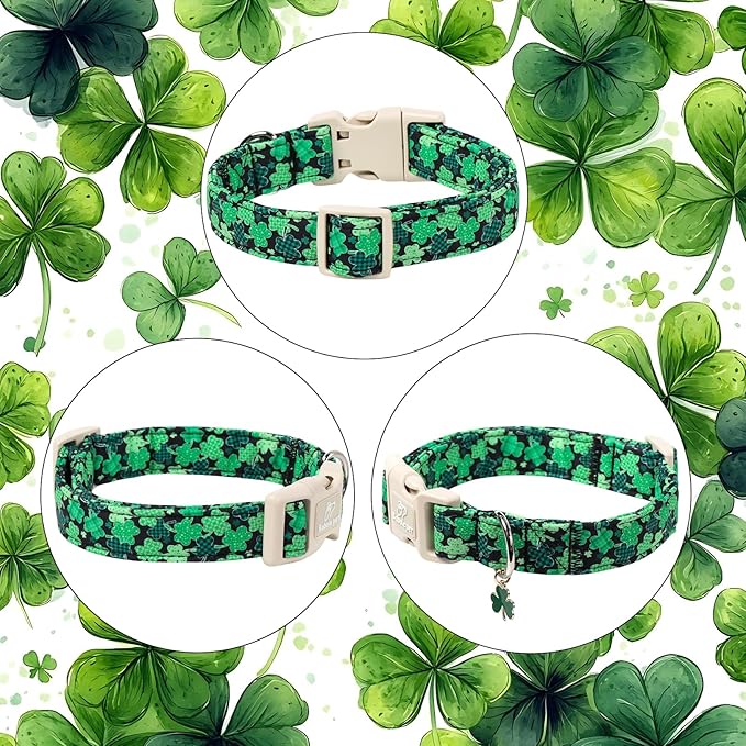 St Patricks Day Dog Collar for Medium Dogs - Image 7