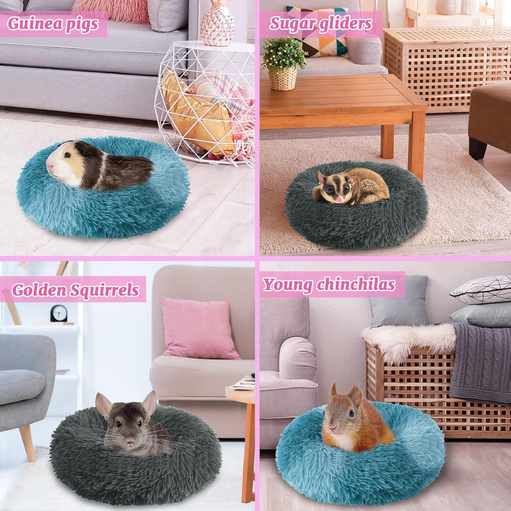 PETKNOWS 2 Pack Guinea Pig Beds Warm Winter Hamster Small Animal Bed