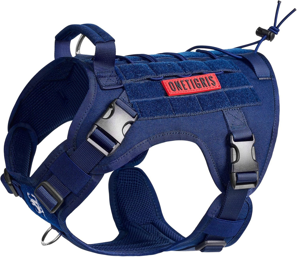 OneTigris Tactical Dog Harness Vest No-Pull Service Dog Vest for Large Dogs