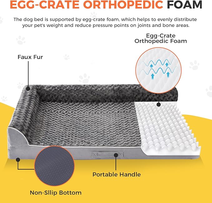 Dog Beds Large Sized Dogs, XL Orthopedic Dog Beds - Image 2