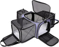 BAGLHER Cat Carrier Bag, Airline Approved Pet Carrier Soft Side Pet Travel 5 by BAGLHER